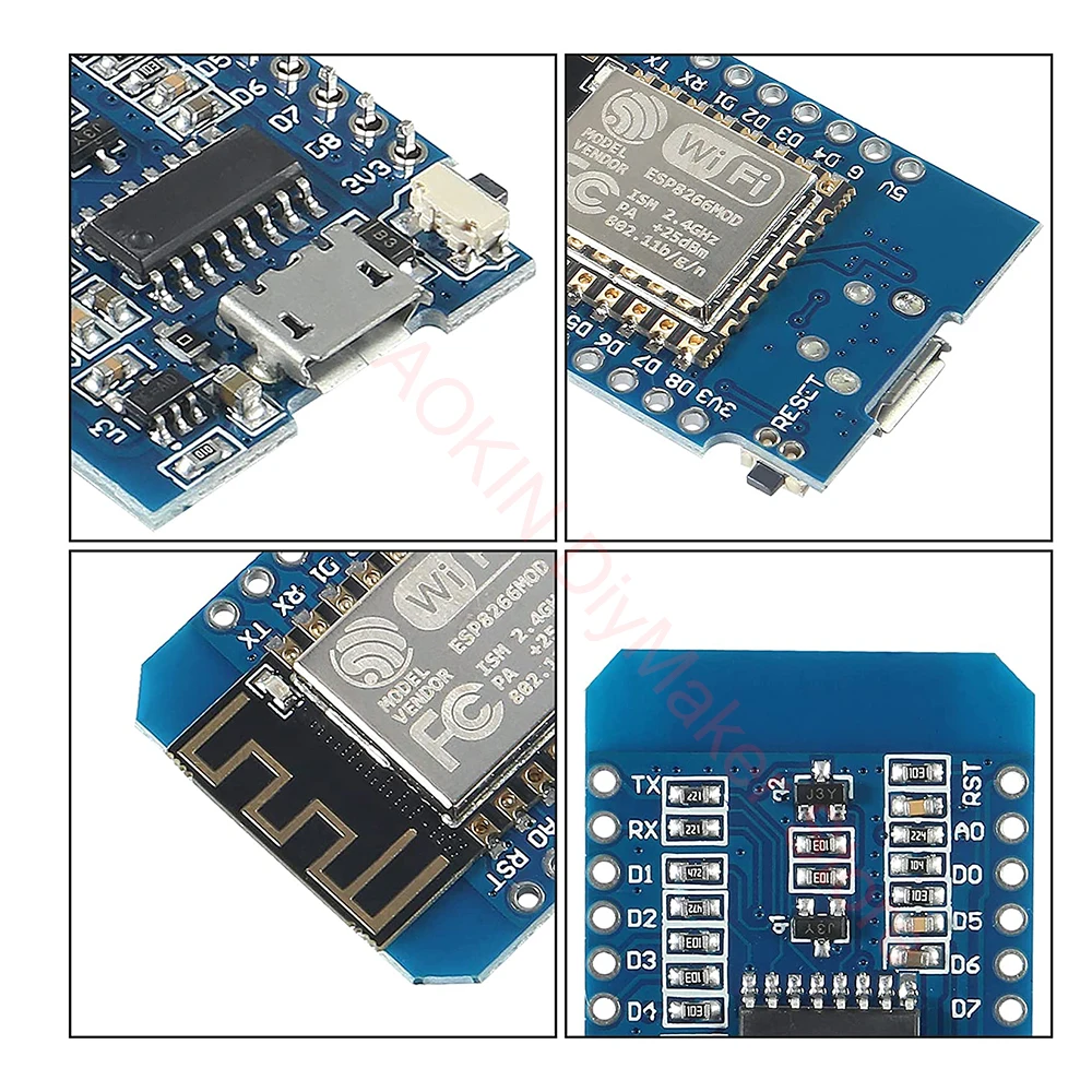 5 шт. ESP8266 ESP-12F NodeMcu Mini D1 Module WeMos Lua WiFi Интернет-макетная плата для Arduino совместимая с |
