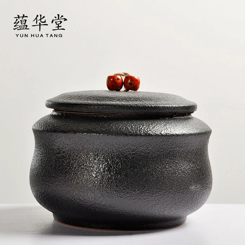 Керамический чайный набор кунг фу Герметичная канистра японская керамическая