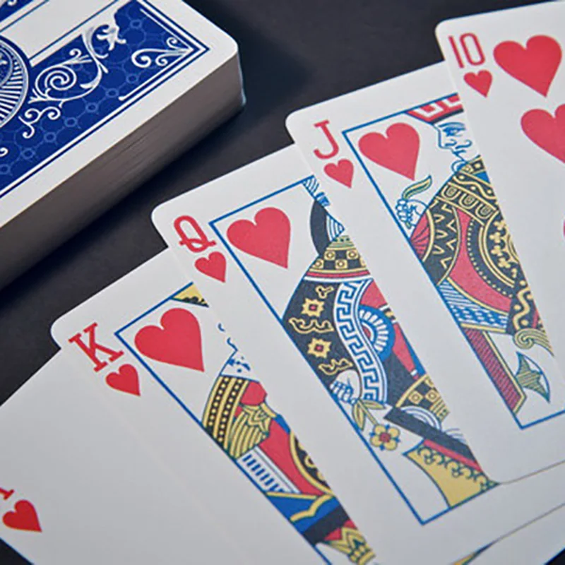 Синий/красный престиж пластиковые игральные карты категория магии и фокусов