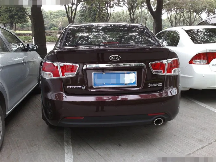 Спойлер заднего крыла для Kia Forte 2010/11/12/13/15/2016 из АБС-пластика цвет грунтовки