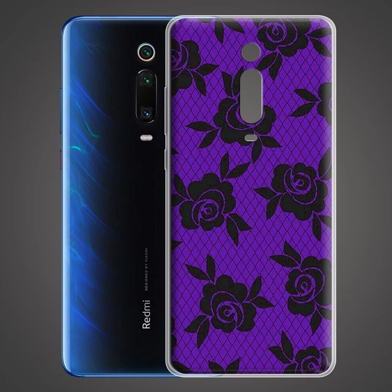 Силиконовый чехол для Xiaomi Redmi Note 9 Max 8T 8 7 6 5A 5 4X Pro Prime с кружевными цветами |