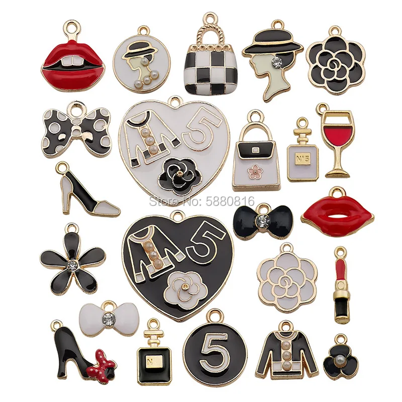 23 шт Роскошная сумочка помада флакон для парфюма на высоком каблуке ожерелье с