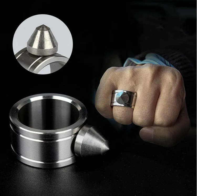 Кольцо в виде головы тигра с кулаком и ударом продукция для самозащиты кольцо