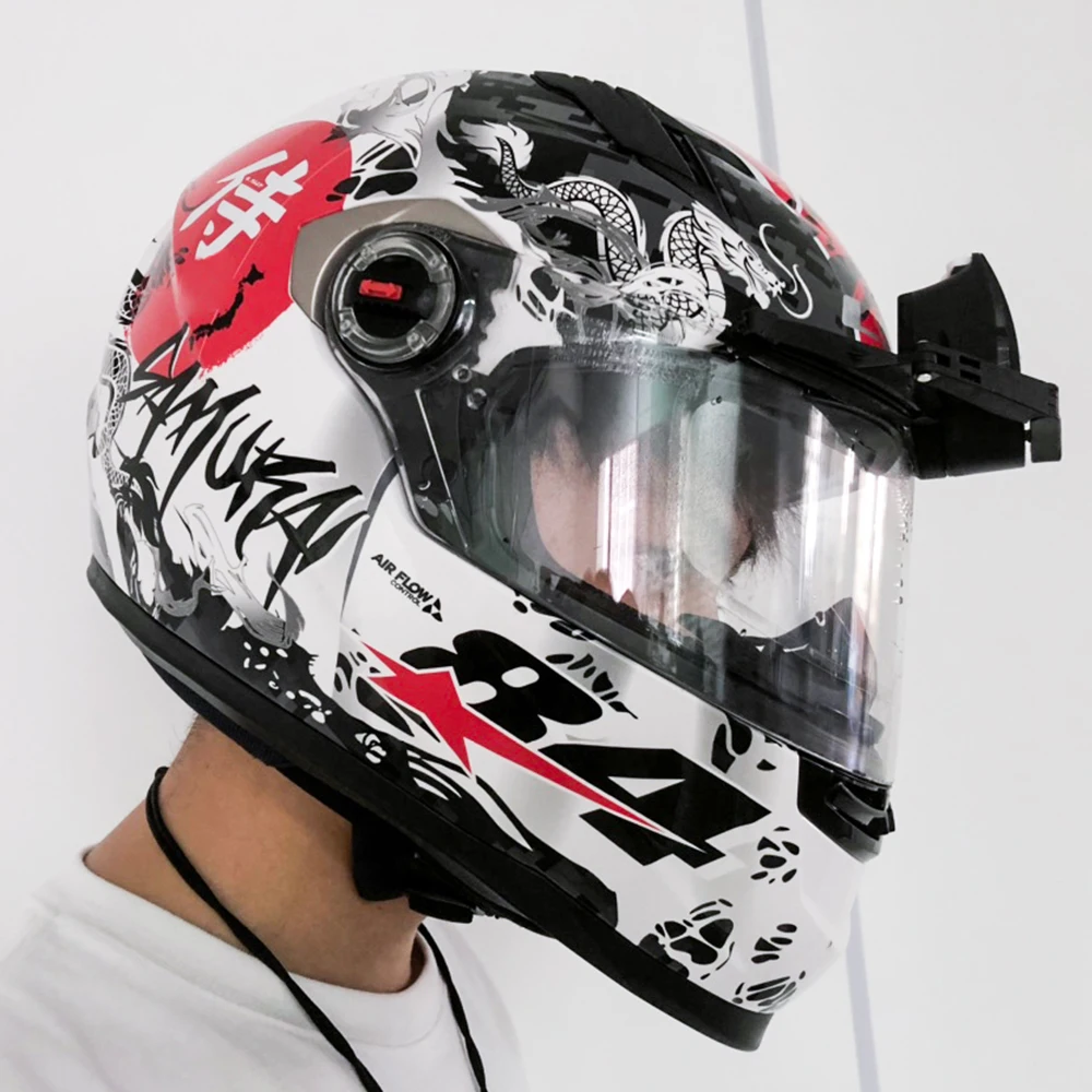 

Motorcycle Helmet Universal Wiper Safety Accessories IP5 Waterproof Charging Dual Gear Adjustable