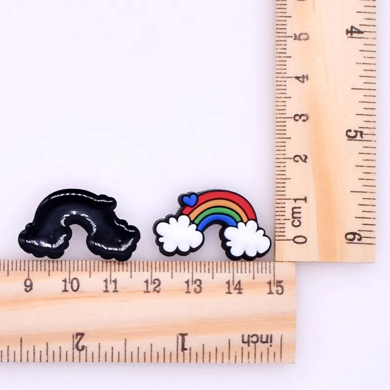 Дети девочки DIY ремесло ПВХ мягкие радужные амулеты используемые для аксессуаров