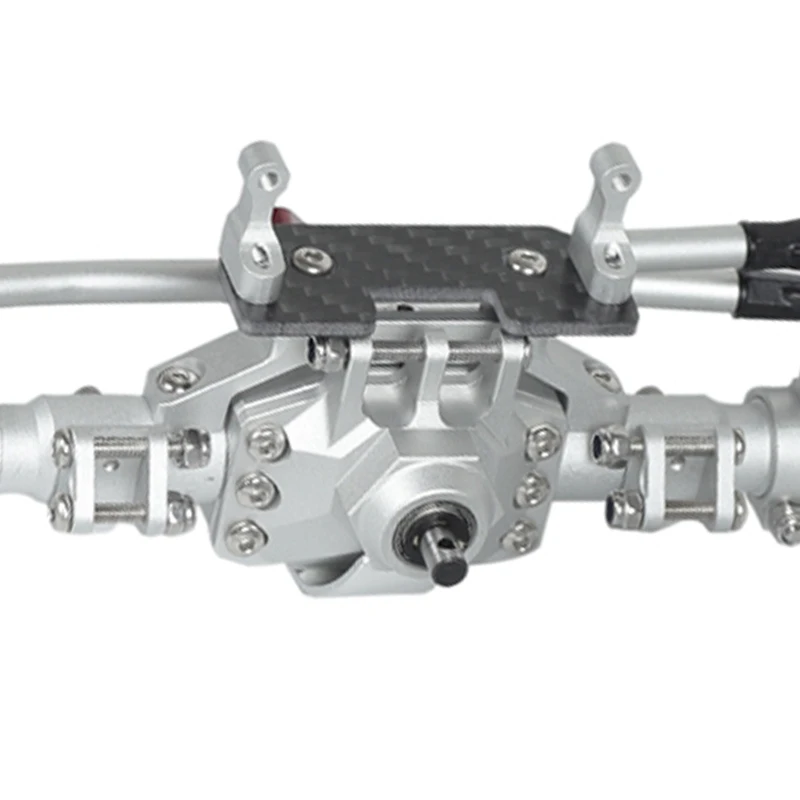 

Metal CNC Front Axle RC Bridge Axle RC Spare Parts for Axial SCX10 II 90046 90047 RC Crawler Truck