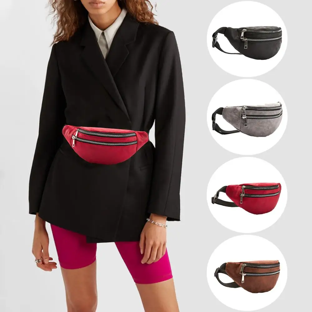 Новинка 2019 Женская поясная сумка сумки на плечо женская через брендовая двойная