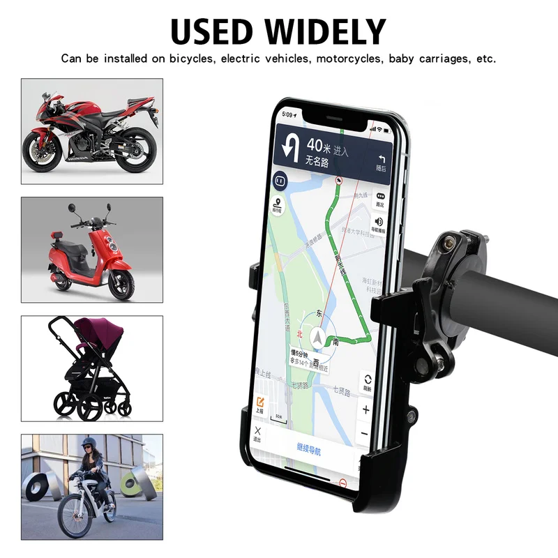 Quick release Bicycle Phone Holder Adjustable Bick riding mobile phone bracket For Motorcycle handlebar mount for iphone Xiaomi |
