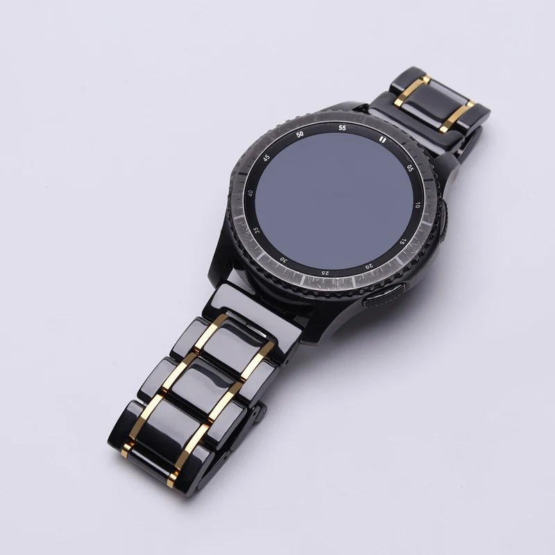 18/20 / 22мм Керамический ремешок для часов для Samsung Galaxy 46/42 мм Сменная лента / Gear s2 s3 / HONOR Watch Magic для Huawei часы GT / Talkband B5 Amazfit Watch 2s 1 ремешок Аксесс... от AliExpress RU&CIS NEW