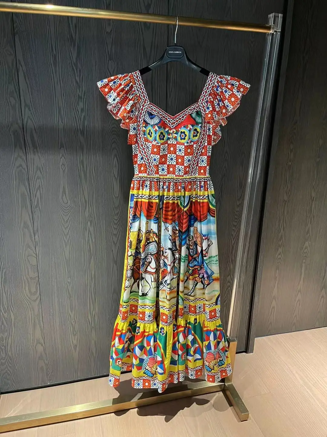 

Новинка осень/зима 2021 полностью шелковая утолщенная саржевая ткань с принтом этот сицилийский коллекционный высококачественный роскошный...