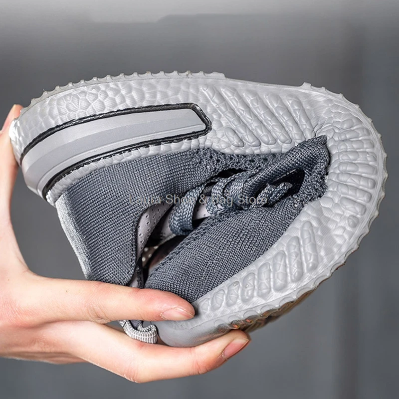 

Drop Shipping Safety Shoes Men Breathable Mesh Work Safety Boots Anti-puncture Working Shoes Steel Toe Black Grey Security Boots