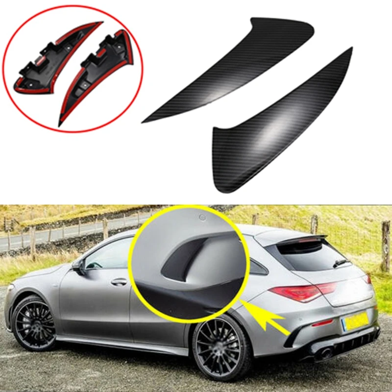 Спойлер заднего бампера из углеродного волокна для Mercedes Benz C118 CLA180 CLA200 CLA250 CLA35 CLA45