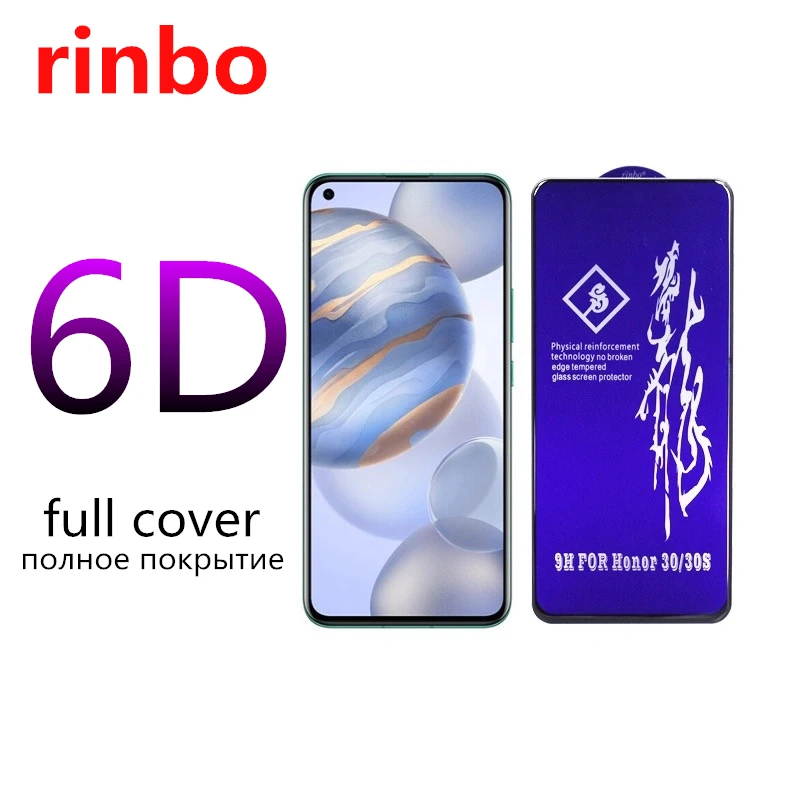 

rinbo Tempered Glass for Huawei Honor 10i 20i 20 8A 8C 8S X8 8X 9X 9A X10 V20 P50 P10 P20 Pro P30 P40 Lite E 5G Screen Protector