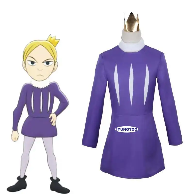 Костюм для косплея Bojji из аниме Рейтинг королей комбинезон с накидкой Каге платье