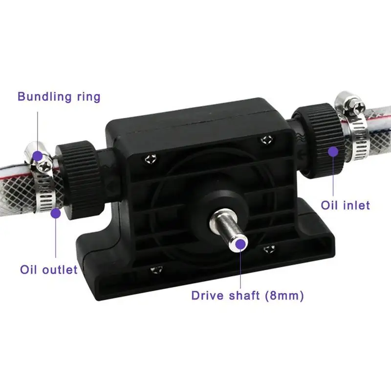 Насос для электродрели самовсасывающие переносные насосы 8 мм с круглой