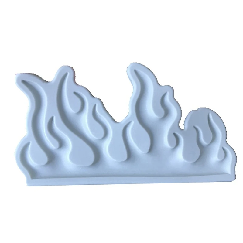 

Creative Big Flame Shape Border Cake Decoration DIY Chocolate Baking Flame Mould