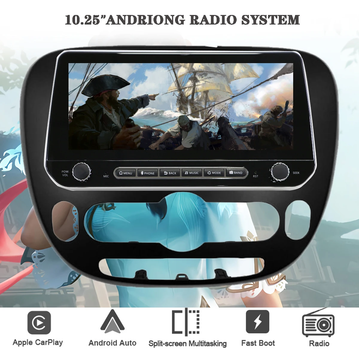 

Автомагнитола для Kia Soul 2 PS 2013-2019, мультимедийный видеоплеер, навигация GPS, Android, 2din, 2 din, dvd, магнитофон