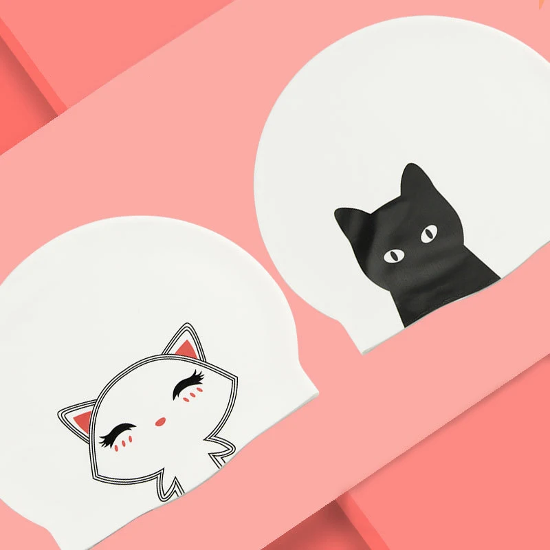 Профессиональная силиконовая шапочка для плавания модный дизайн бассейна