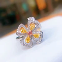 diwenfu 925 sterling silver yellow topaz jewelry ring for women cnorigin wedding bands topaz bohemia engagement rings women