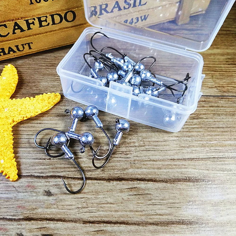 Набор металлических рыболовных крючков с зазубриной 50 шт./лот 1-20 г для мягкой