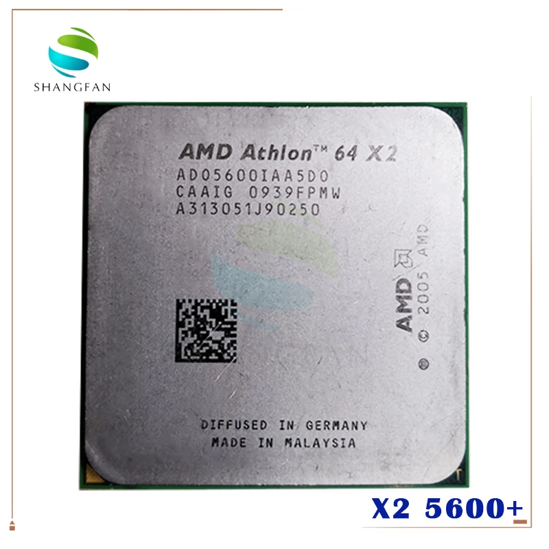 Процессор AMD Athlon X2 5600 + 2 9 ГГц ADO5600IAA5DO двухъядерный процессор Socket AM2 940pin | Компьютеры