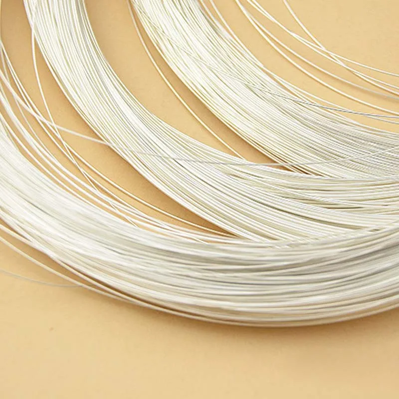 Цепочка из настоящего чистого серебра 925 пробы металлическая Серебряная