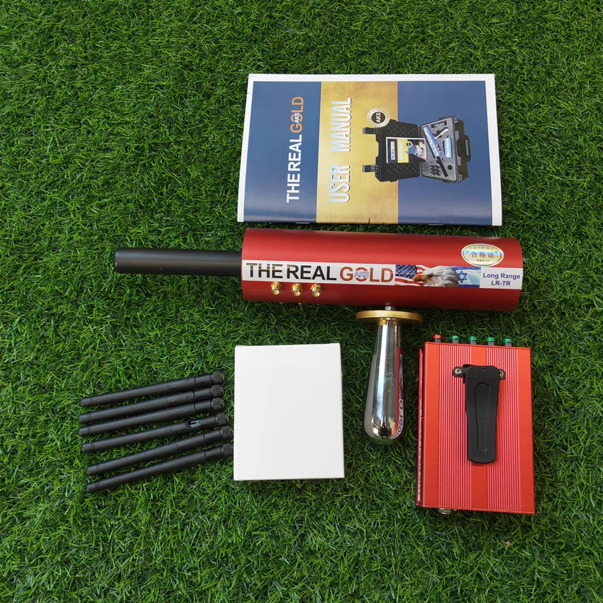 A new type of red six antenna remote underground metal detector for detecting gold, silver, copper and gemstone aks