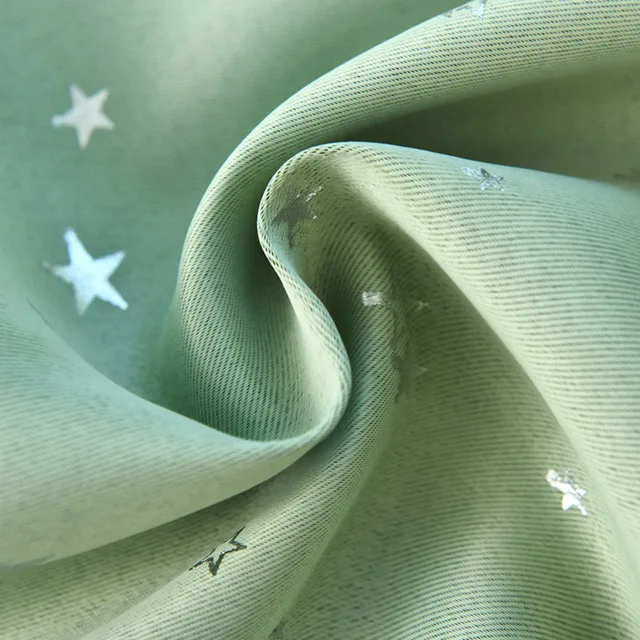 Color 4 Cloth Блестящие звезды детская ткань шторы для детей мальчик девочка спальня гостиная синий/розовый ночные шторы на заказ драпировка wp123#30 - Цвет: Color 4 Cloth