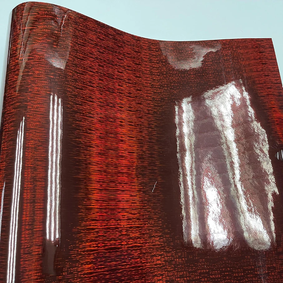 

20/30/40/50x152CM Glossy Dark Red Chrome Brushed Vinyl Film Car Wrap Foil Roll with Air Release Bubbles DIY Stickers Decals