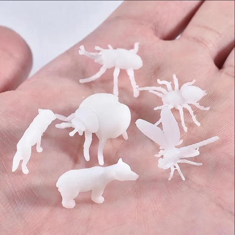 Новинка 3 шт./лот различные стильные полимерные мини 3D насекомые-бабочки жук