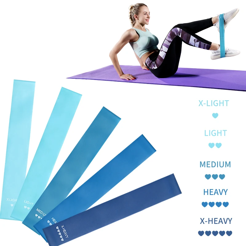 Резиновые ленты эластичные для фитнеса йоги резинки тренировки экспандер