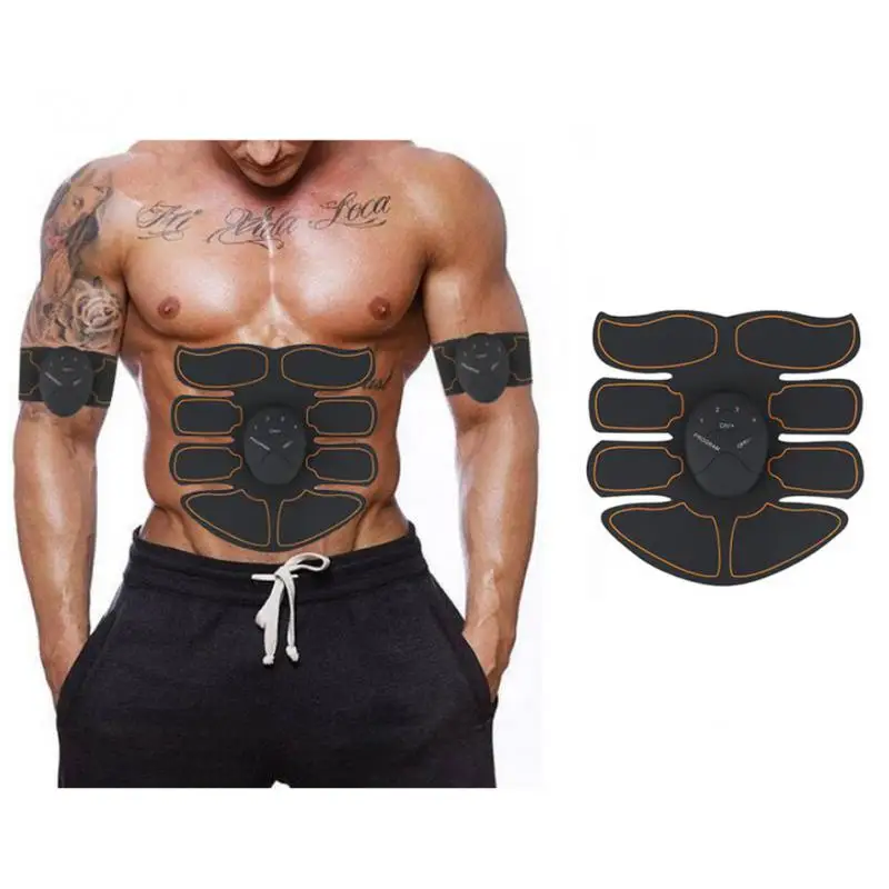 ABS Plastic Abdominal Trainer Rechargeable Simulator EMS Training Smart Body Abdomen Muscle Arm/Hip Exerciser | Спорт и развлечения