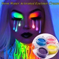 high level neon water activated eyeliner cream pastel black natural black eye liner pen waterproof long lasting easy to wear