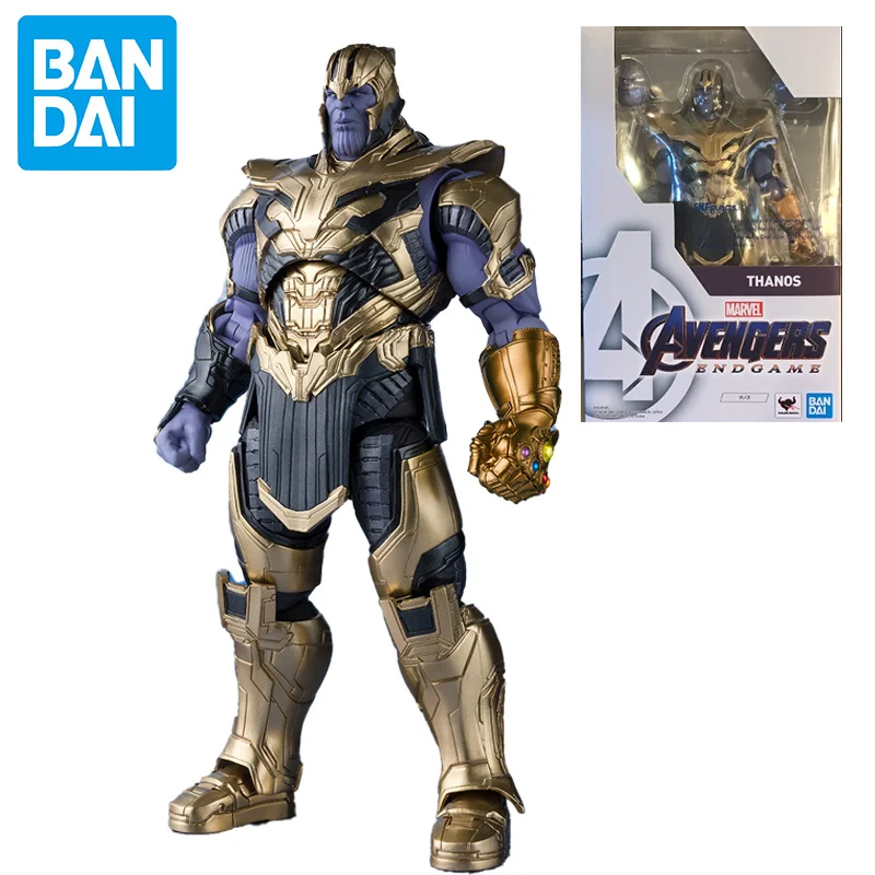 

Bandai SHF Marvel Avengers Endgame Thanos Action Figure Adult Doll Model Decoration Toy Children's Birthday Gift