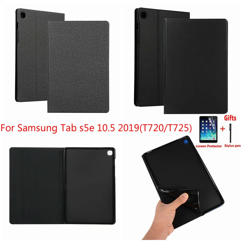 Чехол подставка из искусственной кожи для Samsung Galaxy Tab S5e 10 5 T720 T725 5''|Чехлы
