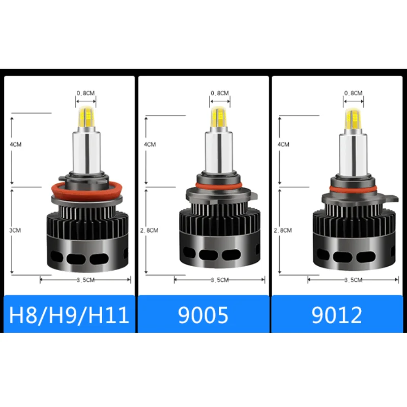 3D лампа 30000LM CSP H11 H7 H1 Led автомобилей головной светильник лампы H8 9012 9005 9006