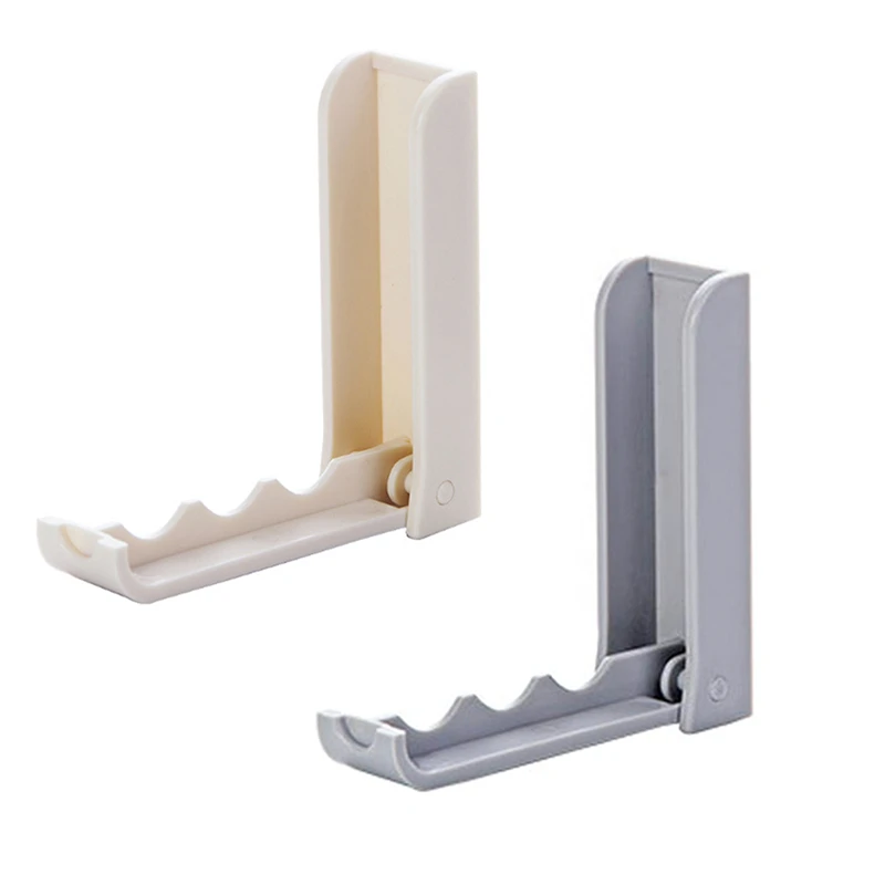 

SKTN 1PCS Foldable Hanging Hook Bathroom Kitchen Hanging Self Adhesive Traceless Supplies Accessorie Hook Up Door Hook Hanger