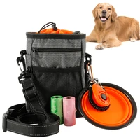 multi function portable dog training bag outdoor treat bag food holder adjustable waist belt pet training package snack bag