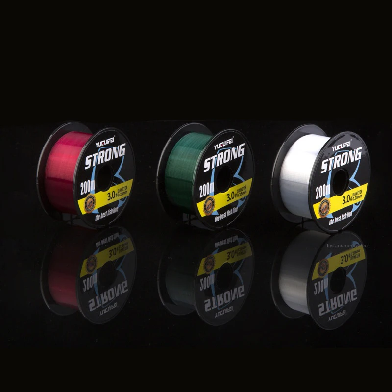 

Hot Nylon Fishing Line 200m Super Pull Sea Main Line Fishing Gear Accessories Carp Fishing Accessories Everything For Fishing