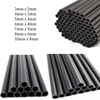 16pcslot carbon fiber tube 3mm4mm5mm6mm7mm8mm10mm for quadcopter multicoptor fishing rod 0 5meterpcs diy accessories