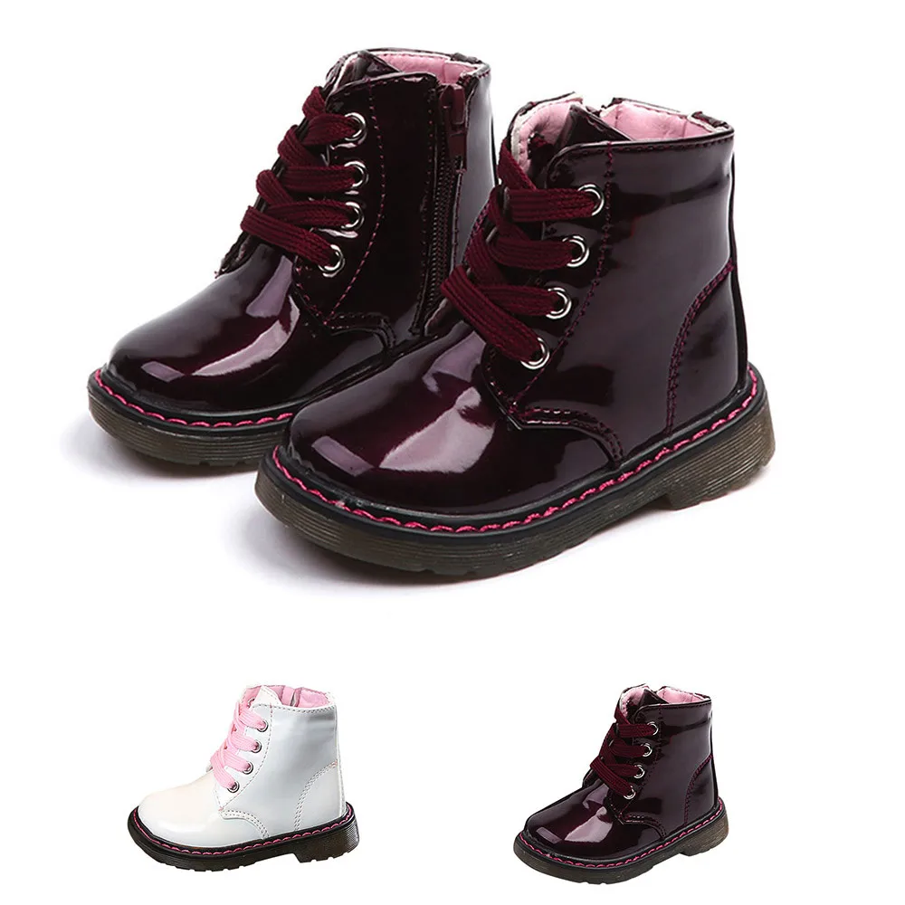 Детские ботинки Осень зима лидер продаж Ботинки Martin для девочек новая модная
