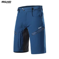 arsuxeo bike shorts cycling shorts men mtb loose fit outdoor sports underpant bicycle short downhill biker 2006