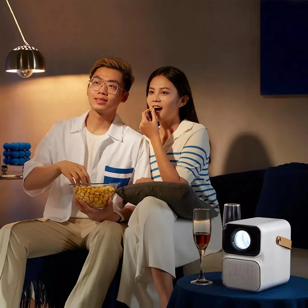 xiaomi Wanbo T6 Max Mini LED Projector 1080P Full HD 550ANSI lumens WiFi Andriod 9.0 2+16GB For Home Theatre portable Beamer | Электроника
