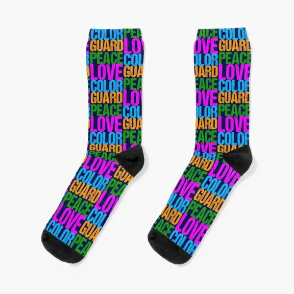 

Цветные защитные Короткие хлопковые носки Peace Love для женщин и мужчин