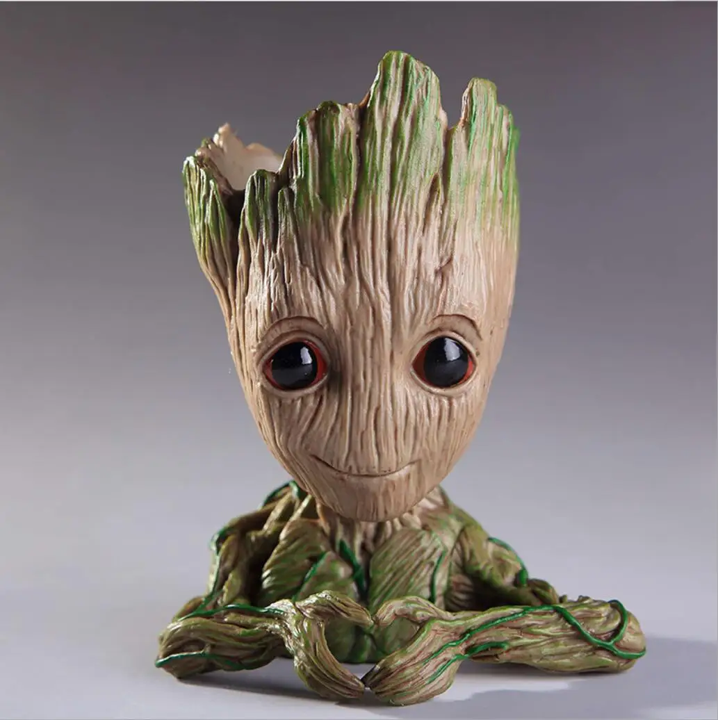 

Ceative Groot Flowerpot Tree Man Flower Pot Planter Action Figures Toy Cute Model Toy Pen Pot Christmas Gift Home Decor H0410