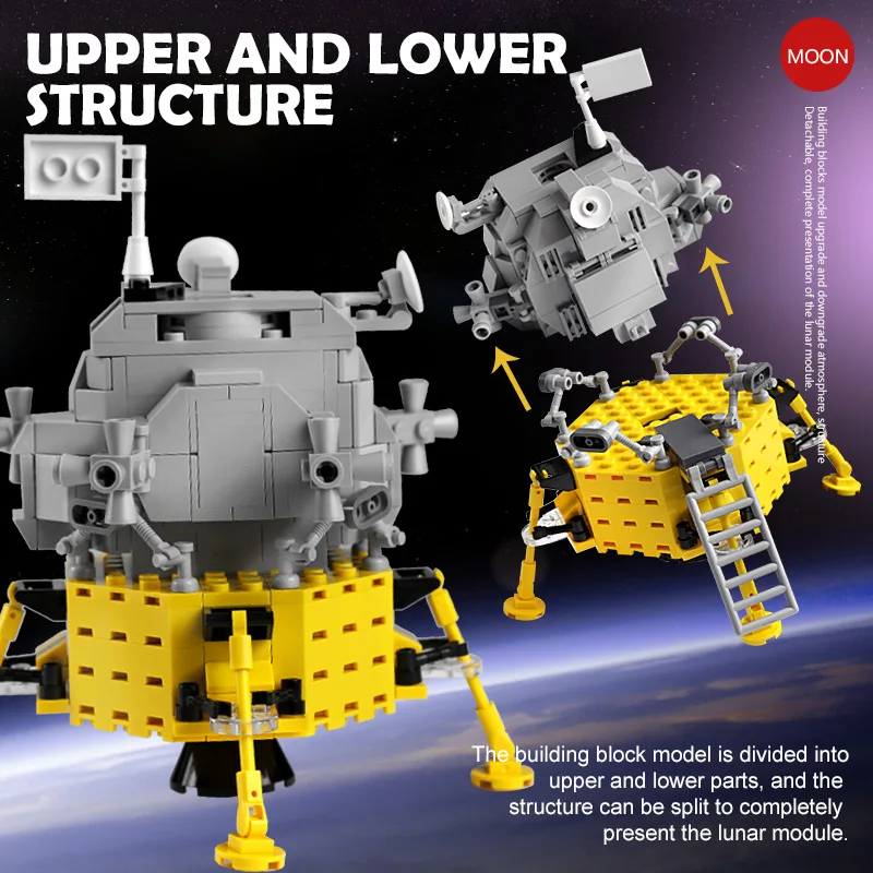 319 шт. набор конструкторов Creator The Lander Наборы кубиков Классическая модель фильма