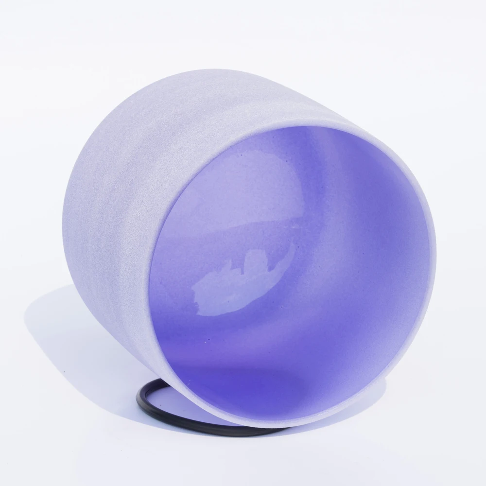 12 дюймов Note B корона чакра светильник-фиолетовая Чакра кварцевый кристалл поющая