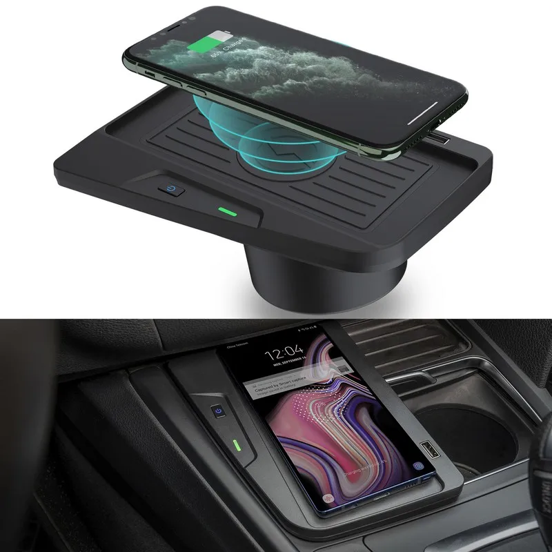 

Wireless Charger for BMW 3 Series M3 2016-2018 F30 F31 F34 4 Series M4 2018-2020 Accessories Phone Wireless Charging Pad Mat