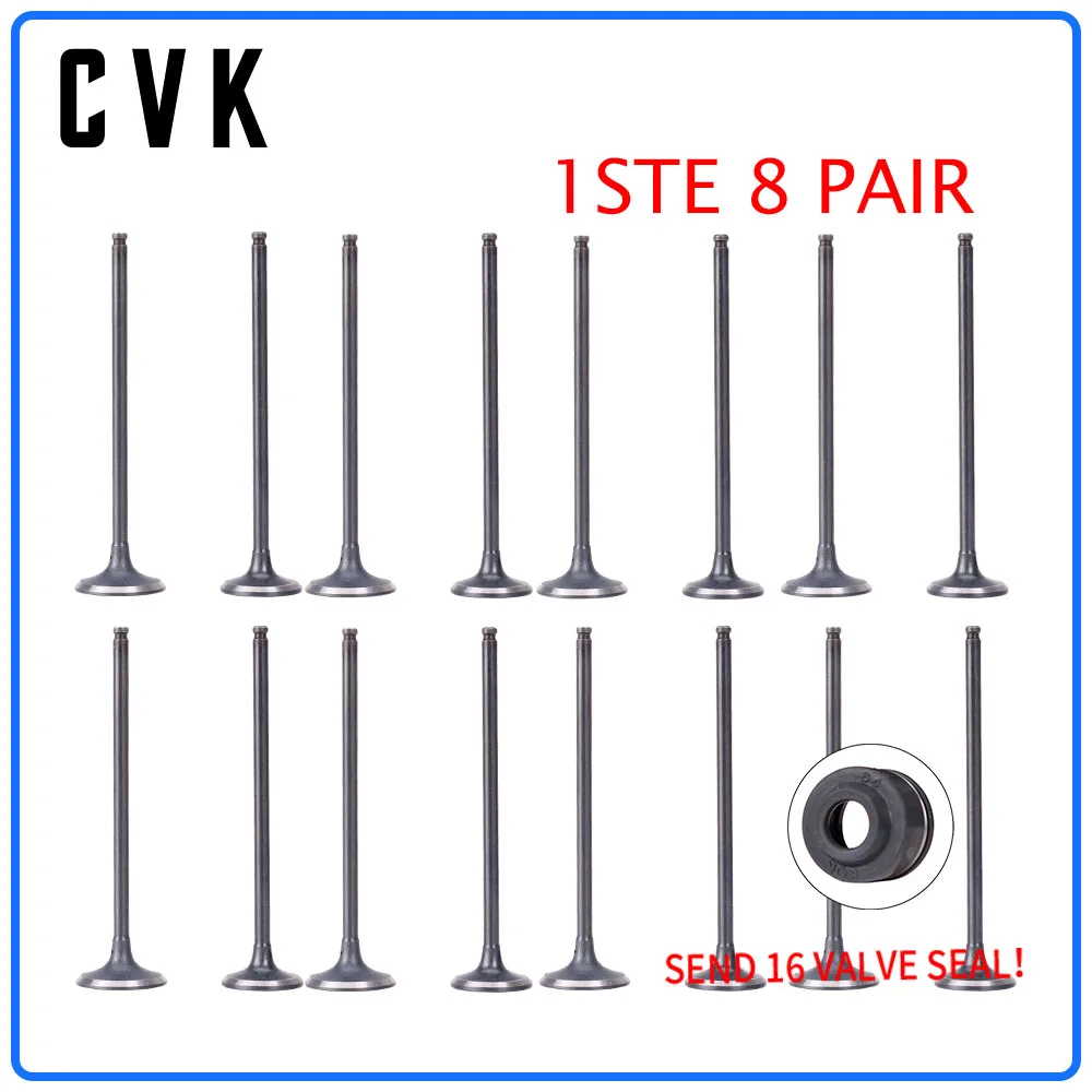 

CVK 8 Pairs Intake Exhaust Valves with Oil Seal For Honda CB400 CB-1 CBR400 NC23 NC29 CBR400RR MC23 MC29 Motorcycle Accessories