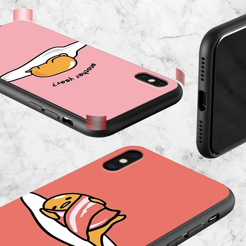 Чехол для телефона iphone 11 Pro Max XR XS MAX X Lazy egg Apple 8 7 6 5S s Plus Силиконовый ТПУ